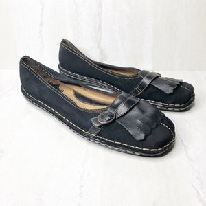 Born | Black Suede Leather Women's Loafer